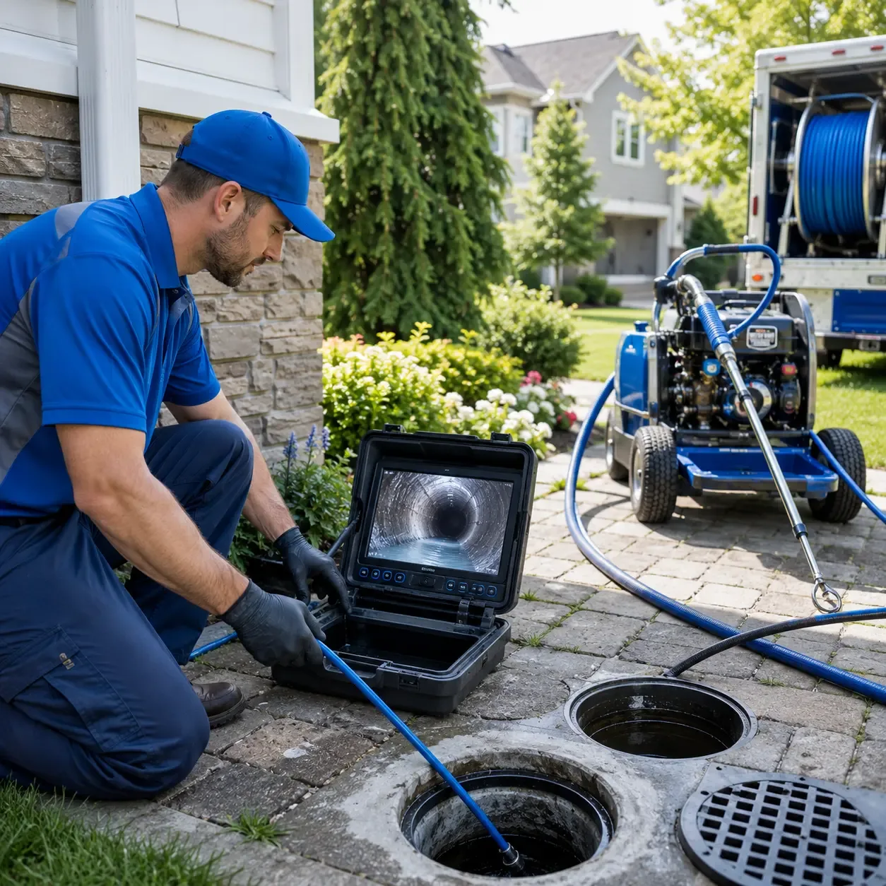 Outdoor drain cleaning professionals serving Sunbury, OH