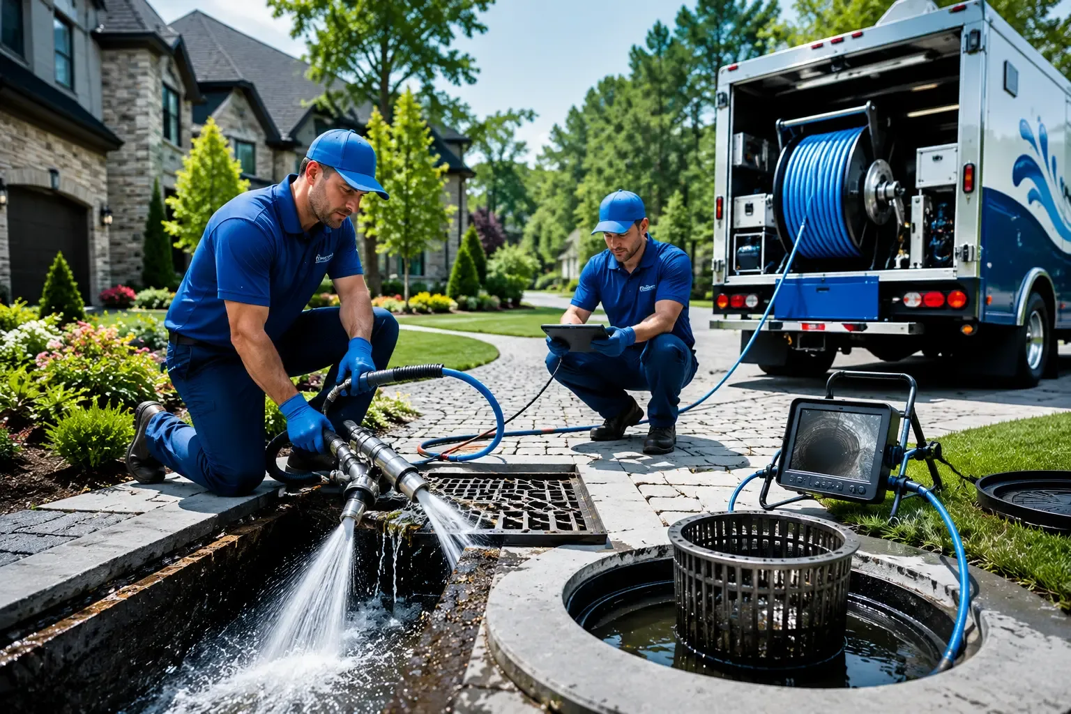 Local outdoor drain cleaning professionals in Sunbury, OH